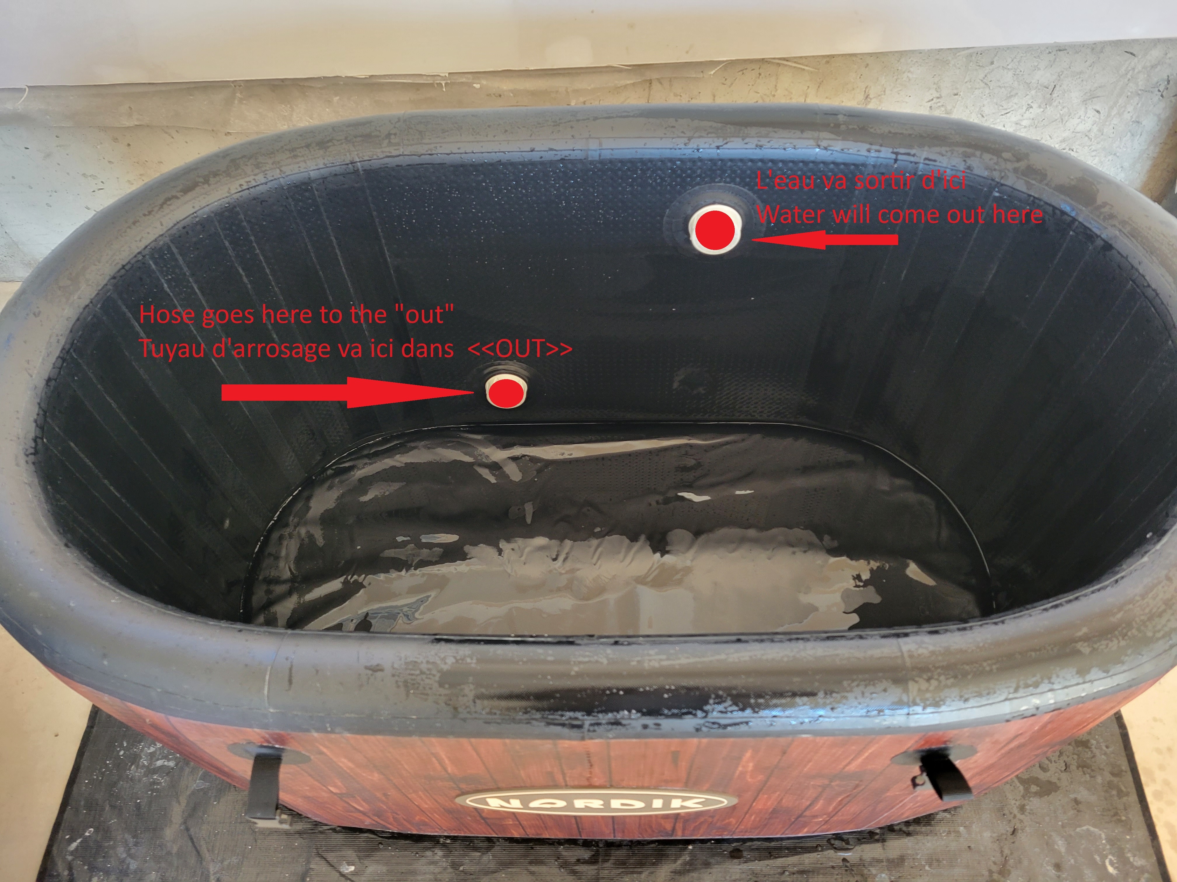 How do I fix the flow issue on my chiller? (Air lock) Nordik Recovery